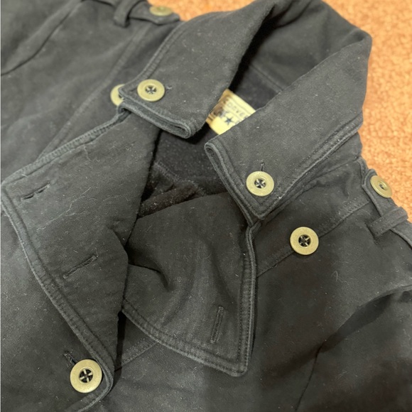 Small Converse Y2k Blue Button Pea Cost Jacket Blazer Coat Skate Skater Vintage - Picture 4 of 6